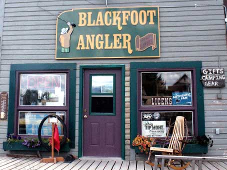 Blackfoot Angler store front